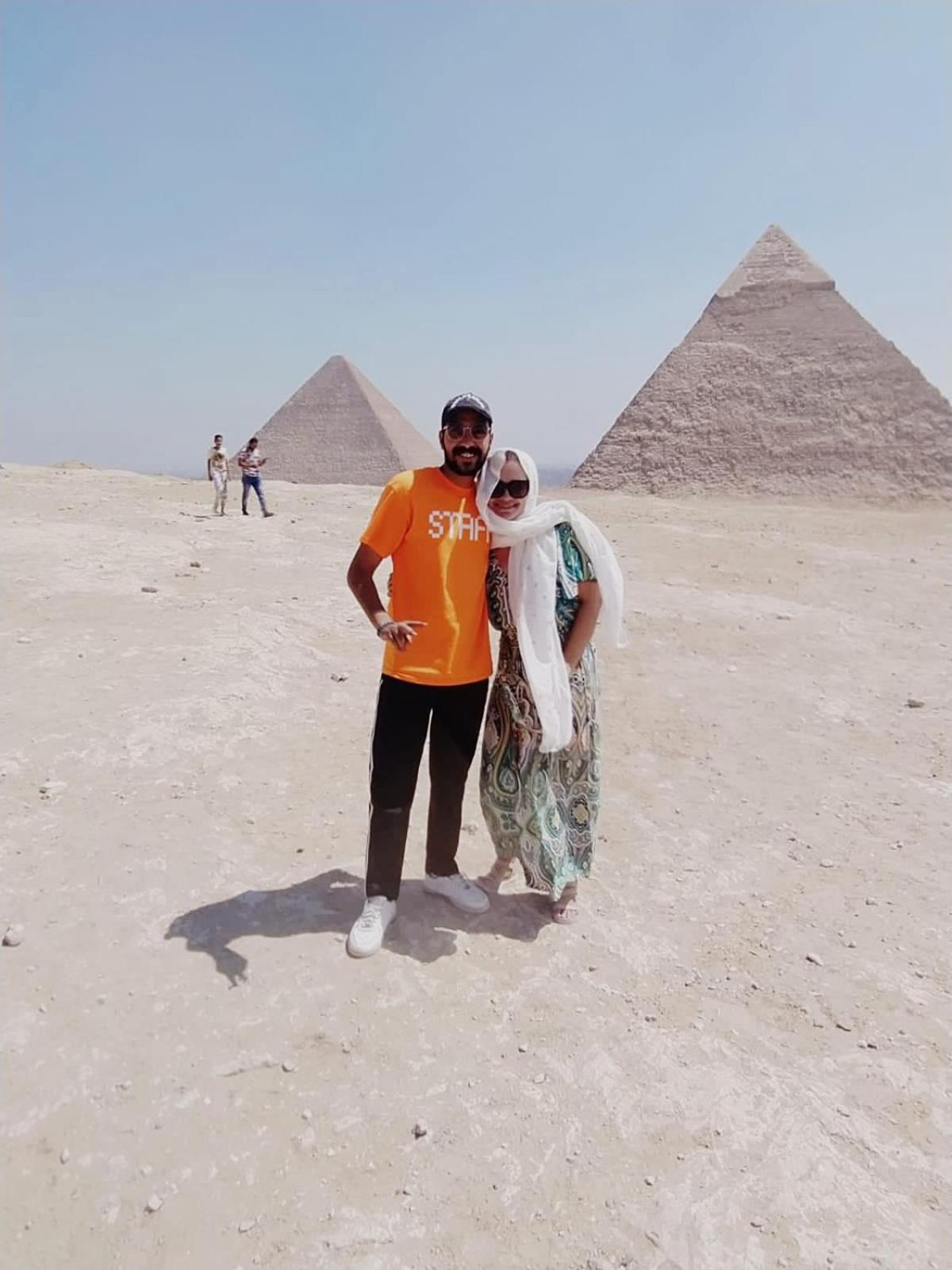 Momen Pyramids Inn Kafret el-Gabal Esterno foto